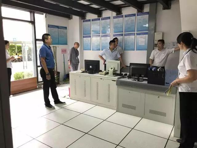 耀盛大厦迎接“创苏州市示范物业项目”区级检查