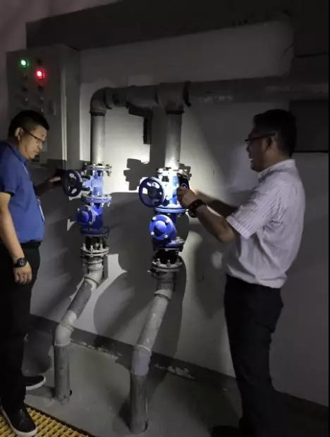 耀盛大厦迎接“创苏州市示范物业项目”区级检查