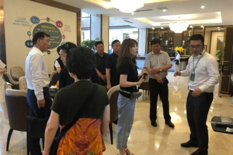 姑苏区区领导一行参观访问和城养老·有伴社区