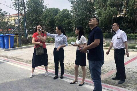 胜浦街道社区领导一行参观访问悦东商务中心