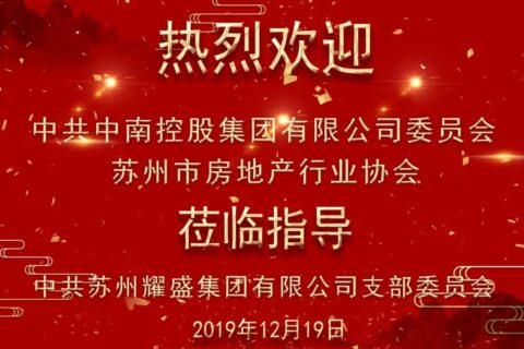 中南控股集团公司党委一行莅临耀盛集团交流访问